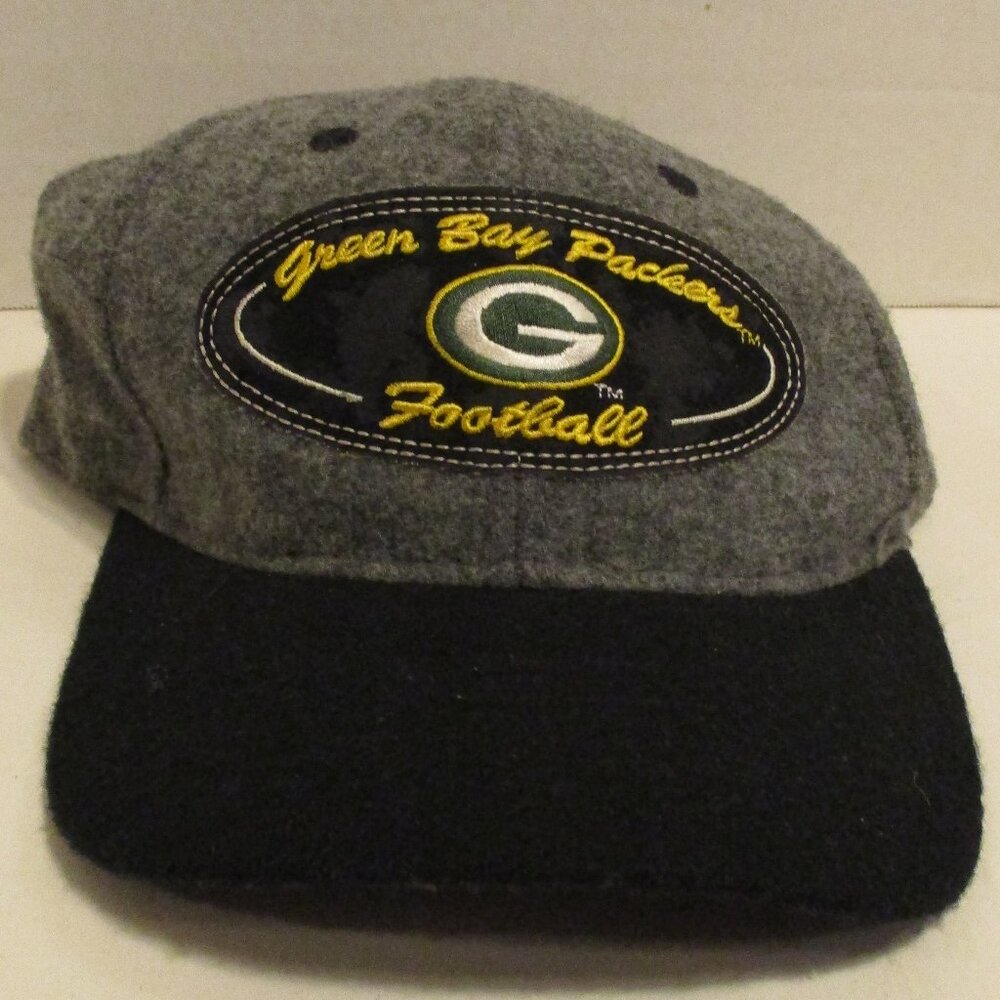 NFL Packers Hat Men Sport Specialties Gray Yellow White Adjustable Back Hat